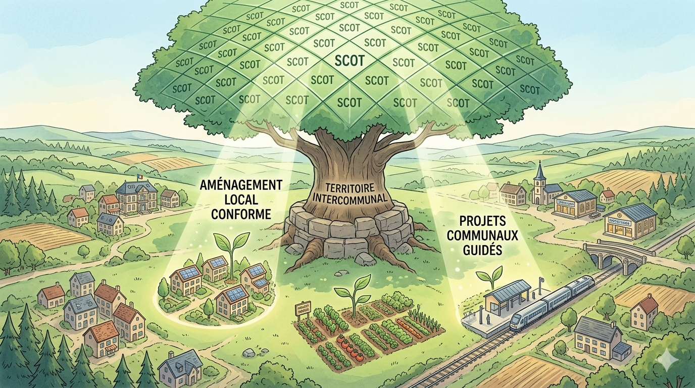 Le Schéma de Cohérence Territoriale (SCOT), un document supra-communal qui engage au niveau local